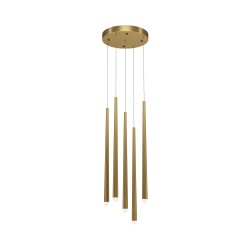 Maytoni Cascade Lampa Wisząca Sople LED 31W 2250lm Mosiądz MOD132PL-L30BSK