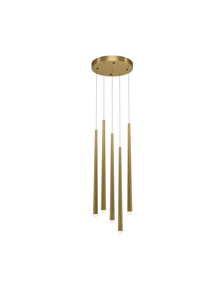 Pendant lamps - Maytoni Cascade LED Icicle Pendant Lamp 31W 2250lm Brass MOD132PL-L30BSK. - product kolory-swiatla.pl 1