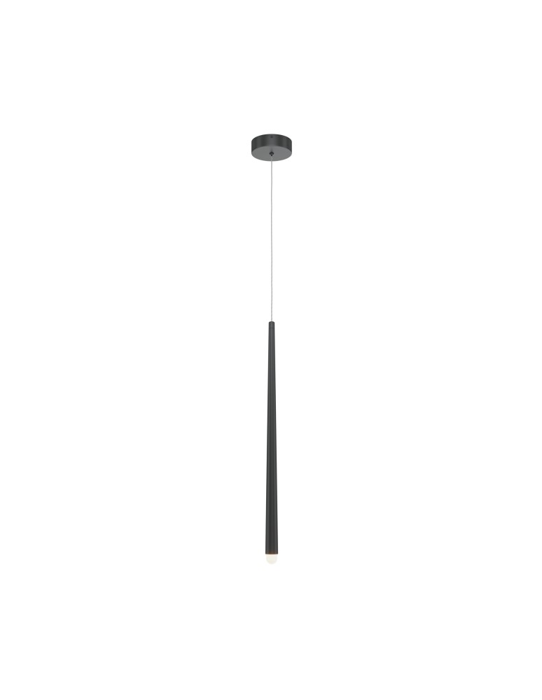 Pendant lamps - Maytoni Cascade LED icicle pendant lamp 6W 400lm Black MOD132PL-L6BK - product kolory-swiatla.pl 1