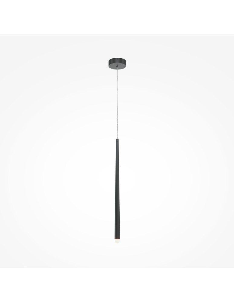 Pendant lamps - Maytoni Cascade LED icicle pendant lamp 6W 400lm Black MOD132PL-L6BK - product kolory-swiatla.pl 3