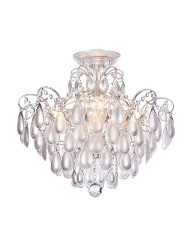 Maytoni Chabrol Modern Chandelier 4xE14 40W Silver MOD056PL-04S