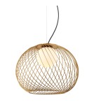 Loft pendant lamps - ITALUX Clarisa Gold Pendant 1xE27 40W MDM-3842-1 GD - product 1