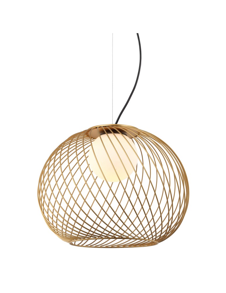 Loft pendant lamps - ITALUX Clarisa Gold Pendant 1xE27 40W MDM-3842-1 GD - product kolory-swiatla.pl 1