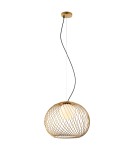 Loft pendant lamps - ITALUX Clarisa Gold Pendant 1xE27 40W MDM-3842-1 GD - product 2