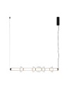 Maytoni Cosmo Lampa Wisząca Nowoczesna LED 39W 4800lm 3000K Czarny MOD210PL-L39B3K Maytoni Cosmo Lampa Wisząca Nowoczesna LED 39W 4800lm 3000K Czarny MOD210PL-L39B3K