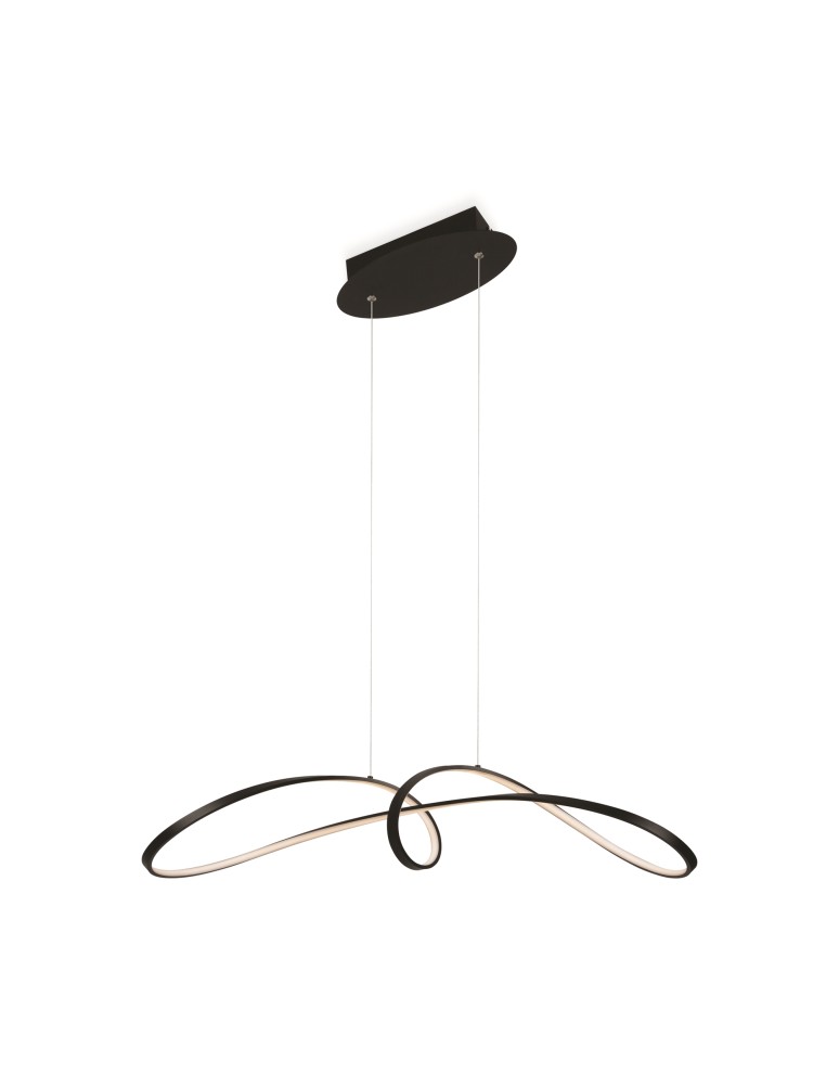 Pendant lamps - Maytoni Curve Modern LED Pendant Lamp 42W 2800lm 4000K Black MOD156PL-L52B4K. - product kolory-swiatla.pl 1