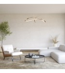 Pendant lamps - Maytoni Curve Modern LED Pendant Lamp 42W 2800lm 4000K Gold MOD156PL-L52G4K. - product 2