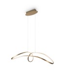 Pendant lamps - Maytoni Curve Modern LED Pendant Lamp 42W 2800lm 4000K Gold MOD156PL-L52G4K. - product 1