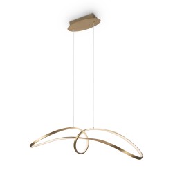 Maytoni Curve Lampa Wisząca Nowoczesna LED 42W 2800lm 4000K Złoty MOD156PL-L52G4K