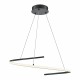 Maytoni Curve Lampa Wisząca Nowoczesna LED 31W 1600lm Czarny MOD242PL-L33BK