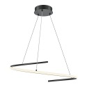 Maytoni Curve Lampa Wisząca Nowoczesna LED 31W 1600lm Czarny MOD242PL-L33BK