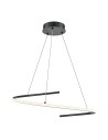 Maytoni Curve Lampa Wisząca Nowoczesna LED 31W 1600lm Czarny MOD242PL-L33BK