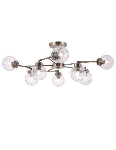 Maytoni Daisy Modern Chandelier 8xE14 40W Brass MOD074PL-08BS