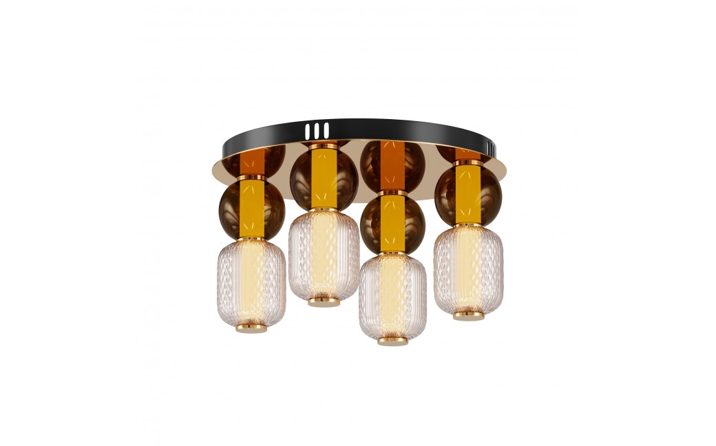 Maytoni Drop Lampa Sufitowa LED 60W 7000lm 3000K Złoty MOD273CL-L60G3K