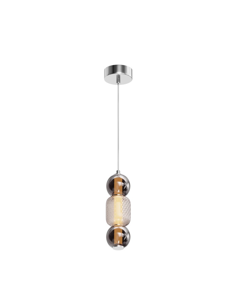 Pendant lamps - Maytoni Drop LED Pendant Lamp 16W 2000lm 3000K Chrome MOD273PL-L16CH3K. - product kolory-swiatla.pl 1