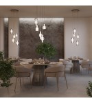 Pendant lamps - Maytoni Drop LED Pendant Lamp 80W 9300lm 3000K Chrome MOD273PL-L80CH3K. - product 2