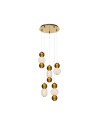 Maytoni Drop LED Pendant Lamp 80W 9300lm 3000K Gold MOD273PL-L80G3K.