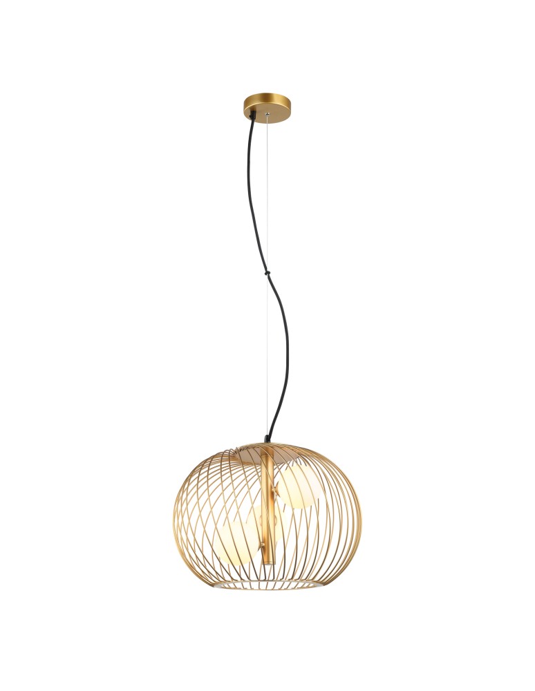 Loft pendant lamps - ITALUX Clarisa Gold Pendant 3xG9 25W MDM-3843-3 GD - product kolory-swiatla.pl 2