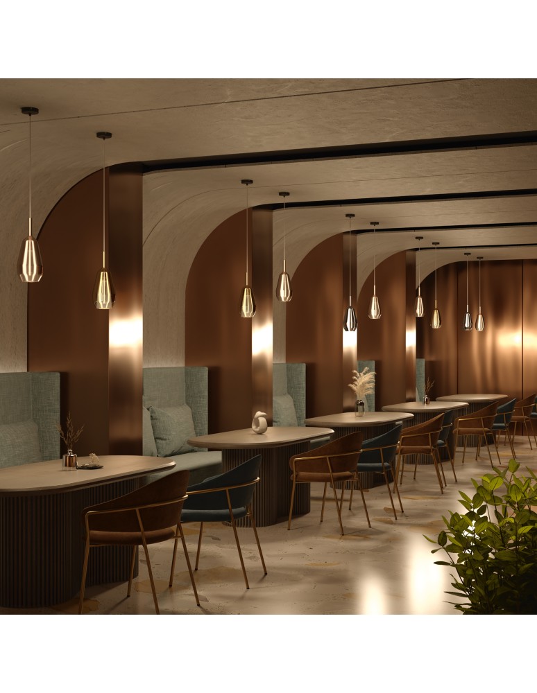Pendant lamps - Maytoni Duality Pendant Lamp 1xE27 60W Black MOD271PL-01B7 - product kolory-swiatla.pl 2