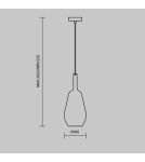 Pendant lamps - Maytoni Duality Pendant Lamp 1xE27 60W Black MOD271PL-01B7 - product 3