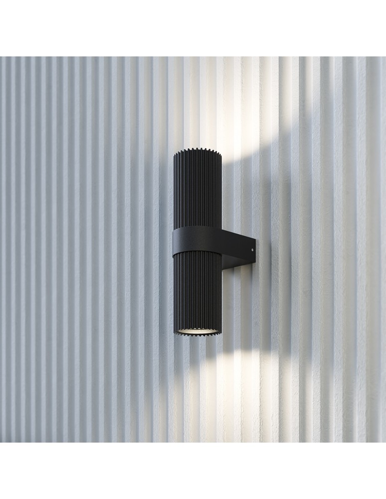 Double wall lamps - Maytoni Dynamics Wall lamp/wall lamp 2xGU10 50W Black MOD326WL-02B - product kolory-swiatla.pl 2