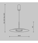 Pendant lamps - Maytoni El LED Pendant Lamp 12W 800lm 3000K White MOD041PL-L15W3K1. - product 7