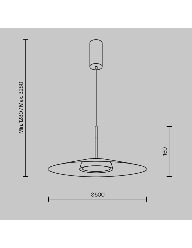 Pendant lamps - Maytoni El LED Pendant Lamp 12W 800lm 3000K White MOD041PL-L15W3K1. - product kolory-swiatla.pl 7