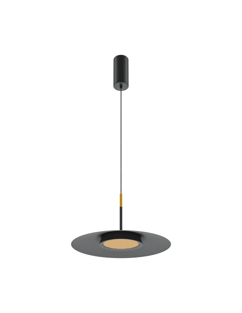 Pendant lamps - Maytoni El LED Pendant Lamp 12W 500lm 3000K Black MOD041PL-L15B3K1 - product kolory-swiatla.pl 1