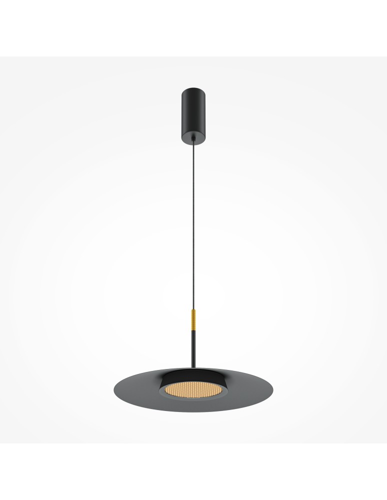 Pendant lamps - Maytoni El LED Pendant Lamp 12W 500lm 3000K Black MOD041PL-L15B3K1 - product kolory-swiatla.pl 4