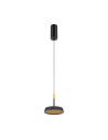 Maytoni El Lampa Wisząca LED 12W 650lm 3000K Czarny, Złoty MOD041PL-L15GB3K