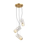 Loft pendant lamps - ITALUX Coco Gold Pendant 3xG9 25W MDM-3941/3 GD - product 1