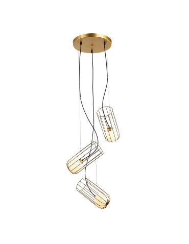 ITALUX Coco Gold Pendant 3xG9 25W MDM-3941/3 GD