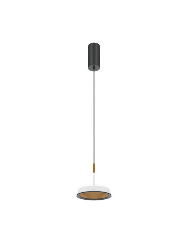 Maytoni El LED Pendant Lamp 12W 800lm 3000K White, Gold MOD041PL-L15WG3K.