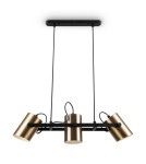 Pendant lamps - Maytoni Elori Pendant Lamp 3xE27 50W Black, Brass MOD079PL-03BBS - product 1