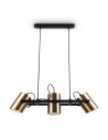 View Maytoni Elori Pendant Lamp 3xE27 50W Black, Brass MOD079PL-03BBS