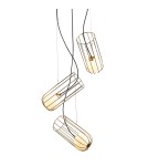 Loft pendant lamps - ITALUX Coco Gold Pendant 3xG9 25W MDM-3941/3 GD - product 2