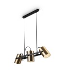 Pendant lamps - Maytoni Elori Pendant Lamp 3xE27 50W Black, Brass MOD079PL-03BBS - product 2