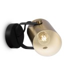 Wall lamps - Maytoni Elori Wall lamp/wall lamp 1xE27 60W Black, Brass MOD079WL-01BBS - product 2