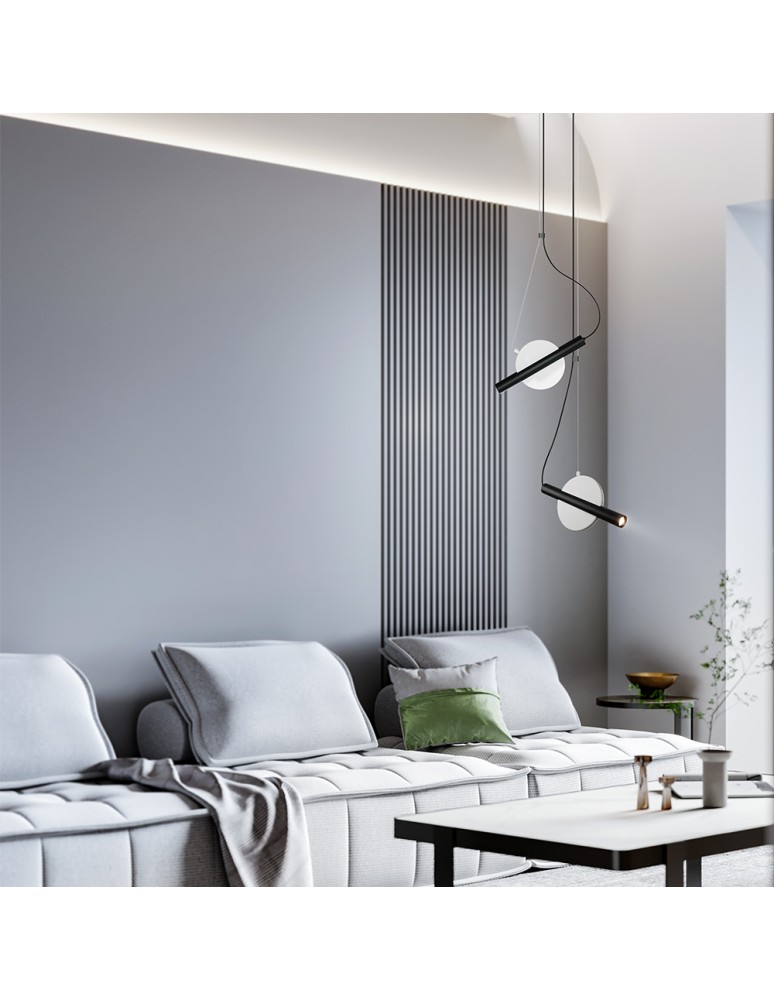 Pendant lamps - Maytoni Enigma Pendant Adjustable LED 5W 350lm 3000K White MOD150PL-L5W3K. - product kolory-swiatla.pl 4