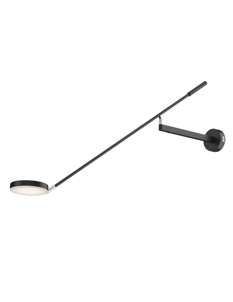 Cantilever wall lamps - Maytoni Fad Wall lamp with Moving arm LED 6W 550lm 3000K Black MOD070WL-L6B3K - product kolory-swiatla.pl 1