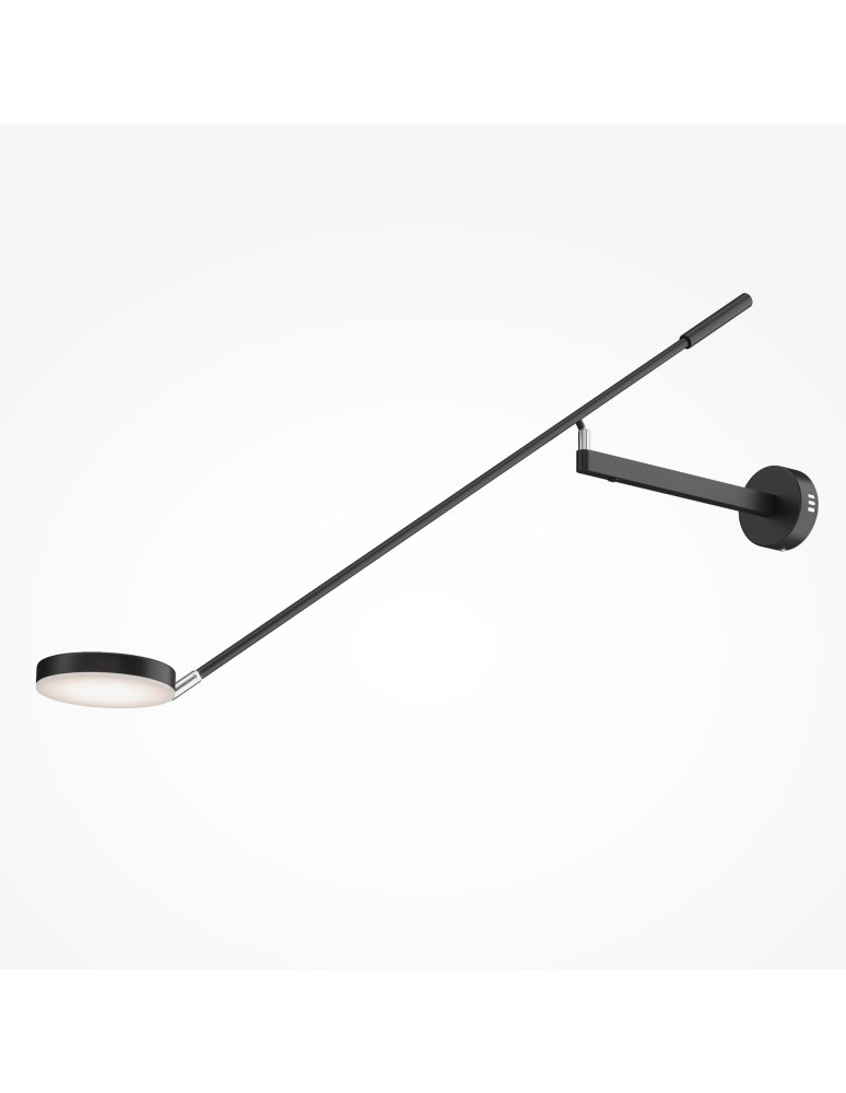 Cantilever wall lamps - Maytoni Fad Wall lamp with Moving arm LED 6W 550lm 3000K Black MOD070WL-L6B3K - product kolory-swiatla.pl 2