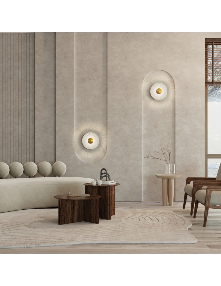 Wall lamps - Maytoni Fiore LED wall lamp/wall lamp 7W 510lm 3000K Brass MOD233WL-L11BS3K - product kolory-swiatla.pl 2