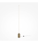 Modern floor lamps - Maytoni Flow LED Floor Lamp 25W 2600lm Brass MOD147FL-L20BSK1. - product 1