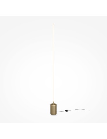 Maytoni Flow Lampa Podłogowa LED 25W 2600lm Mosiądz MOD147FL-L20BSK1
