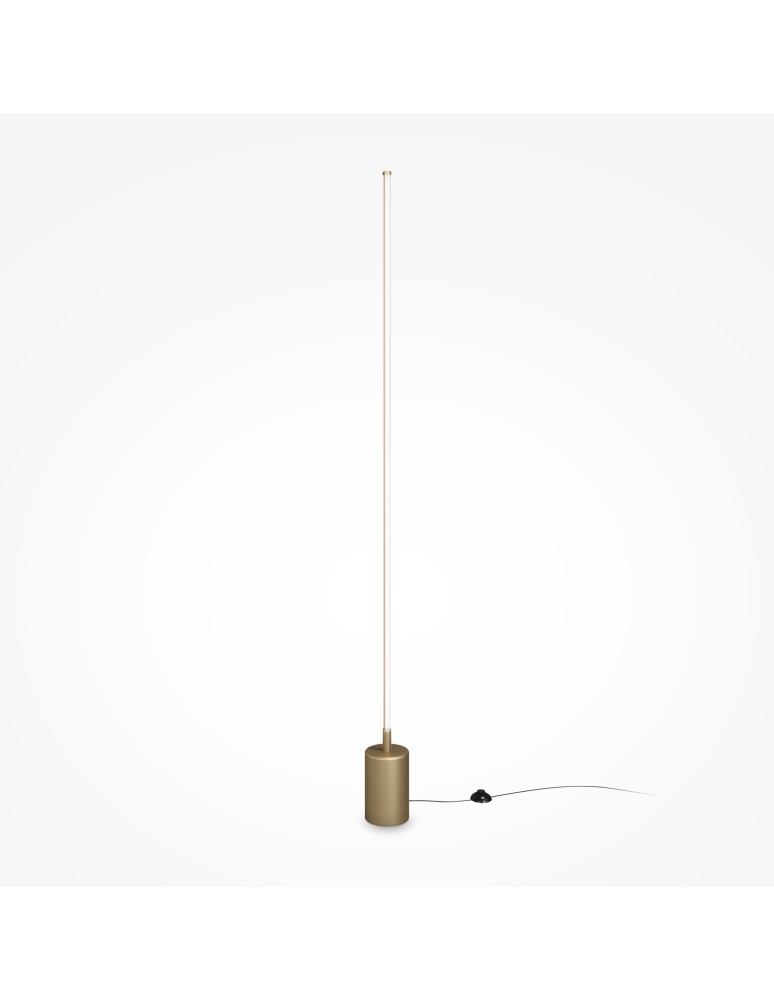 Maytoni Flow Lampa Podłogowa LED 25W 2600lm Mosiądz MOD147FL-L20BSK1