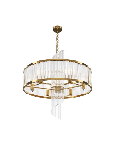 Maytoni Frame Glamour Chandelier 6xE14 60W Gold MOD174PL-06G