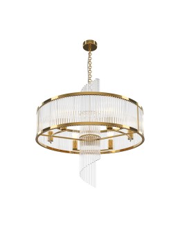Maytoni Frame Glamour Chandelier 6xE14 60W Gold MOD174PL-06G