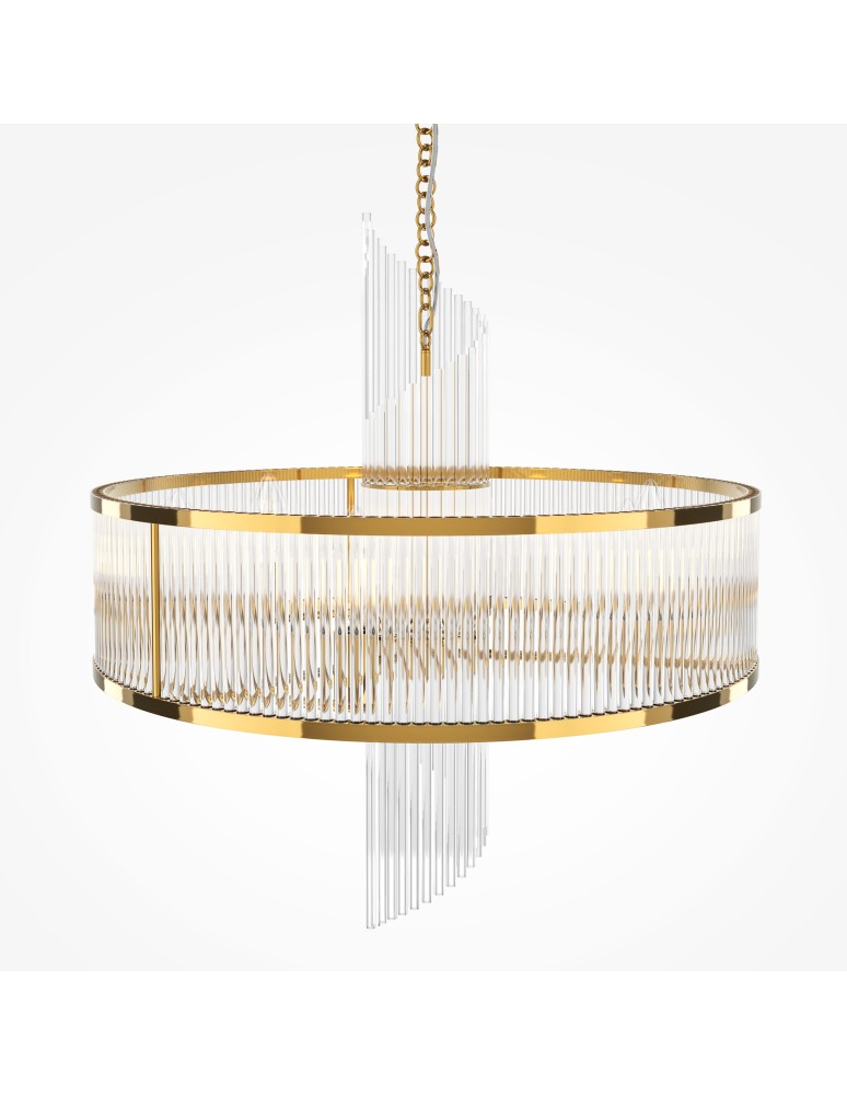 Glamour chandeliers - Maytoni Frame Glamour Chandelier 6xE14 60W Gold MOD174PL-06G - product kolory-swiatla.pl 4