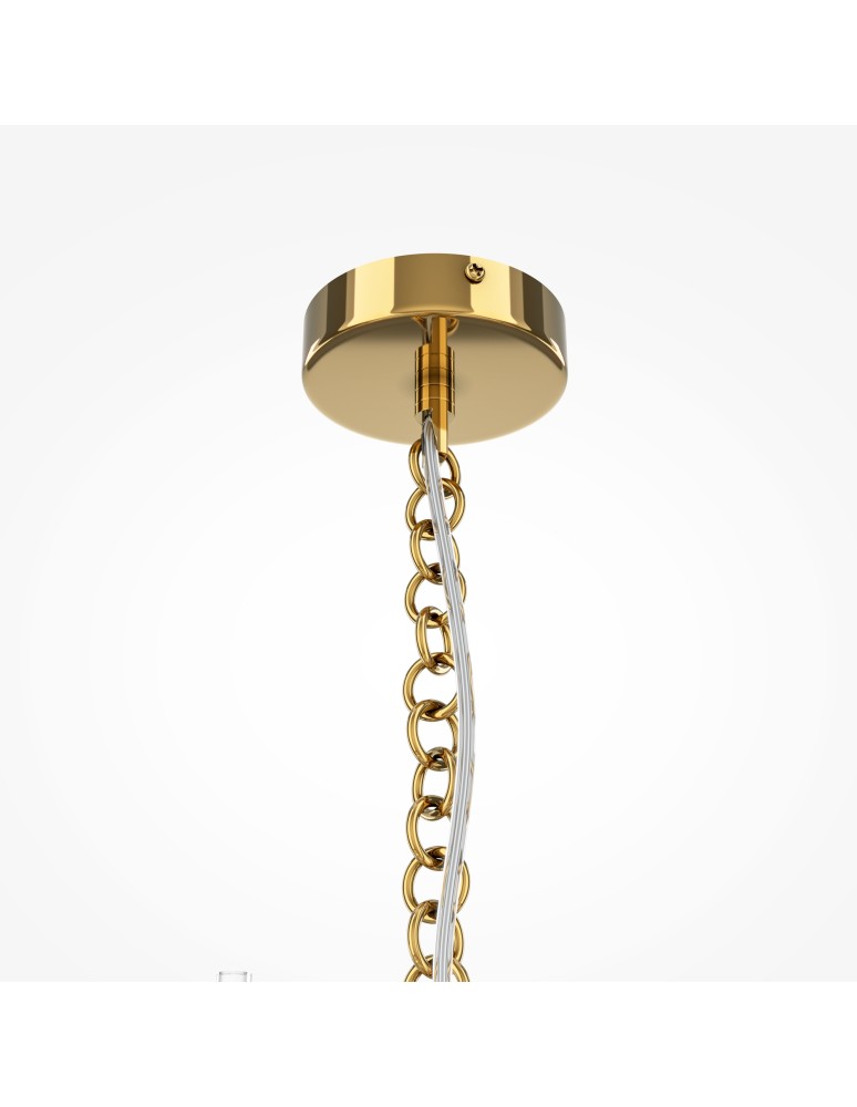 Glamour chandeliers - Maytoni Frame Glamour Chandelier 6xE14 60W Gold MOD174PL-06G - product kolory-swiatla.pl 6