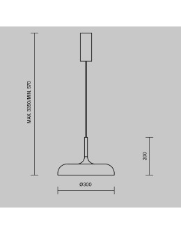 Maytoni Gerhard Lampa Wisząca Skandynawska LED 19W 800lm 3000K Czarny MOD189PL-L12B3K1 - produkt 2
